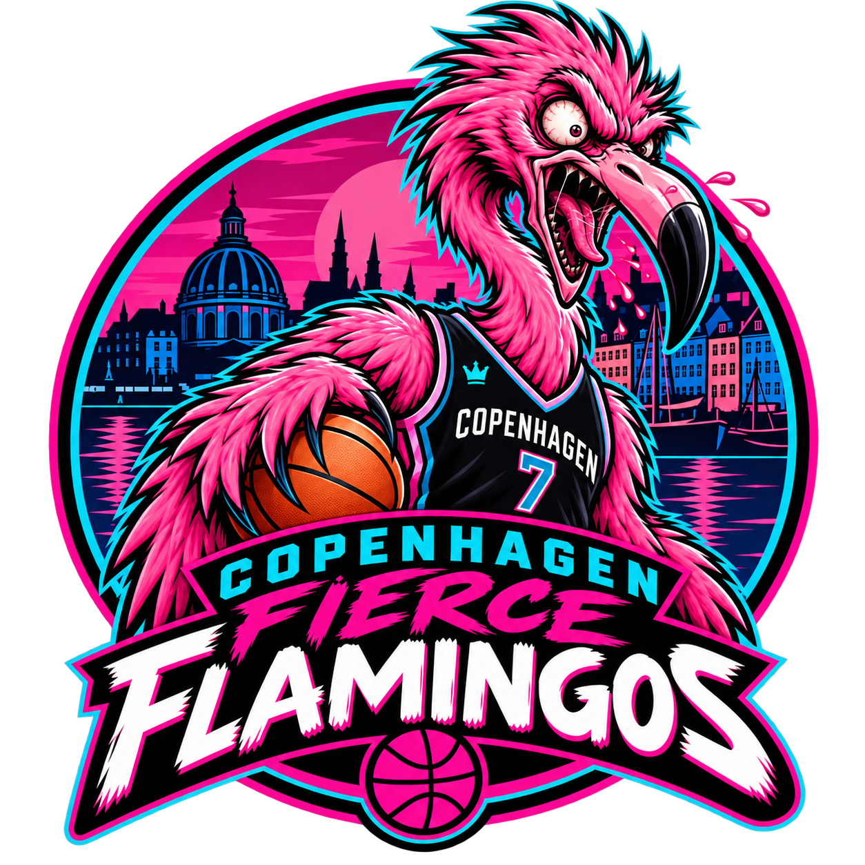 Copenhagen Fierce Flamingos